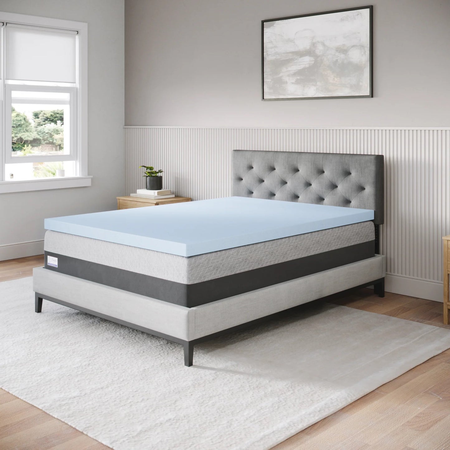 Gel Memory Foam Mattress Topper