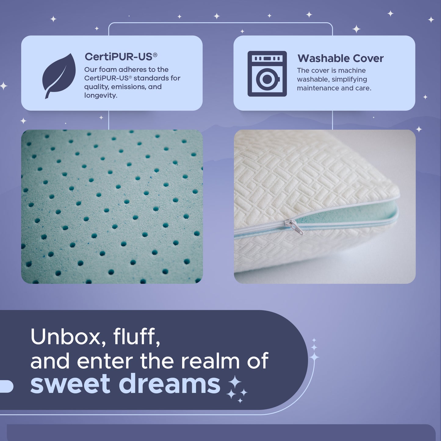 Gel Memory Foam Pillow