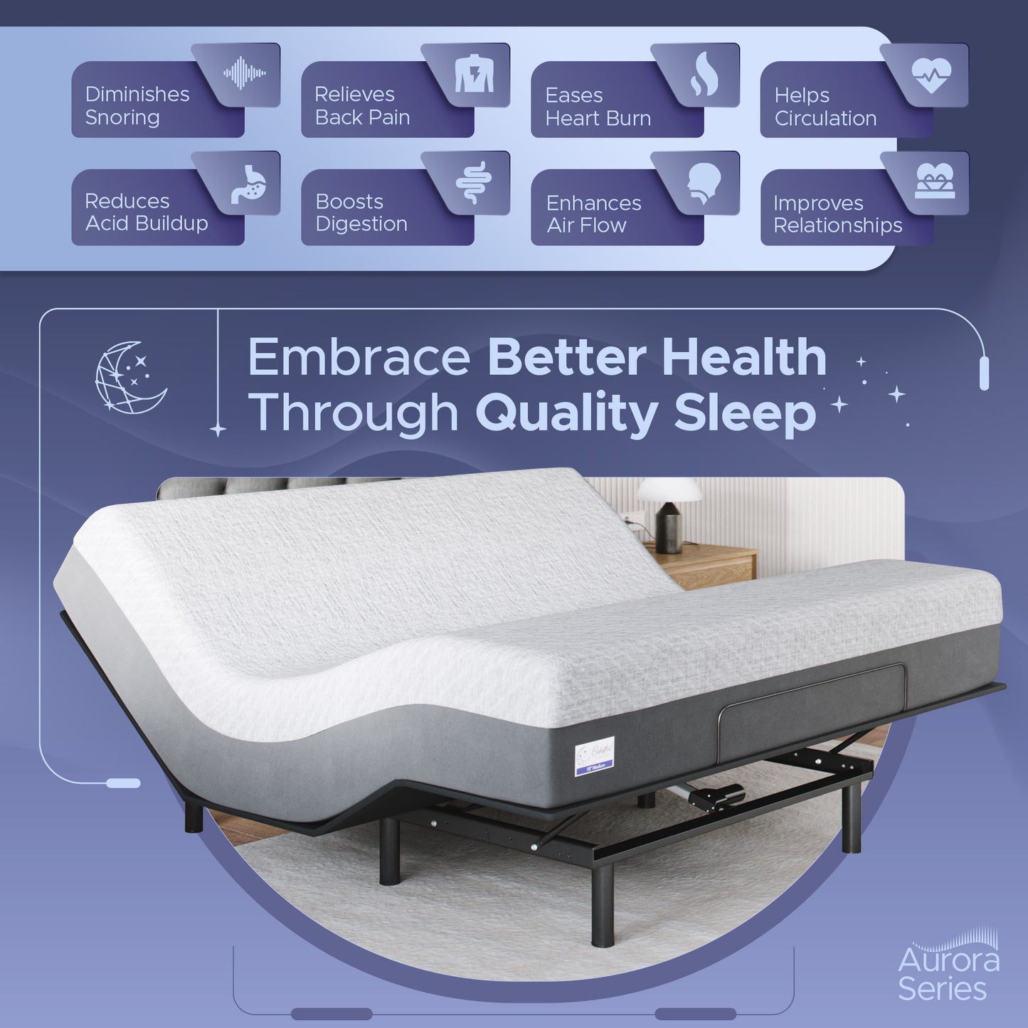 Aurora Adjustable Bed Frame