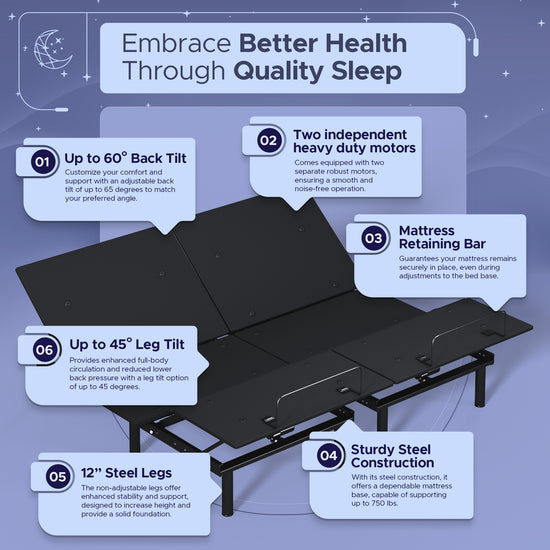 Aurora Adjustable Bed Frame