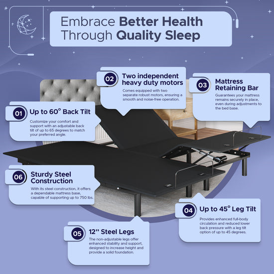 Aurora Adjustable Bed Frame