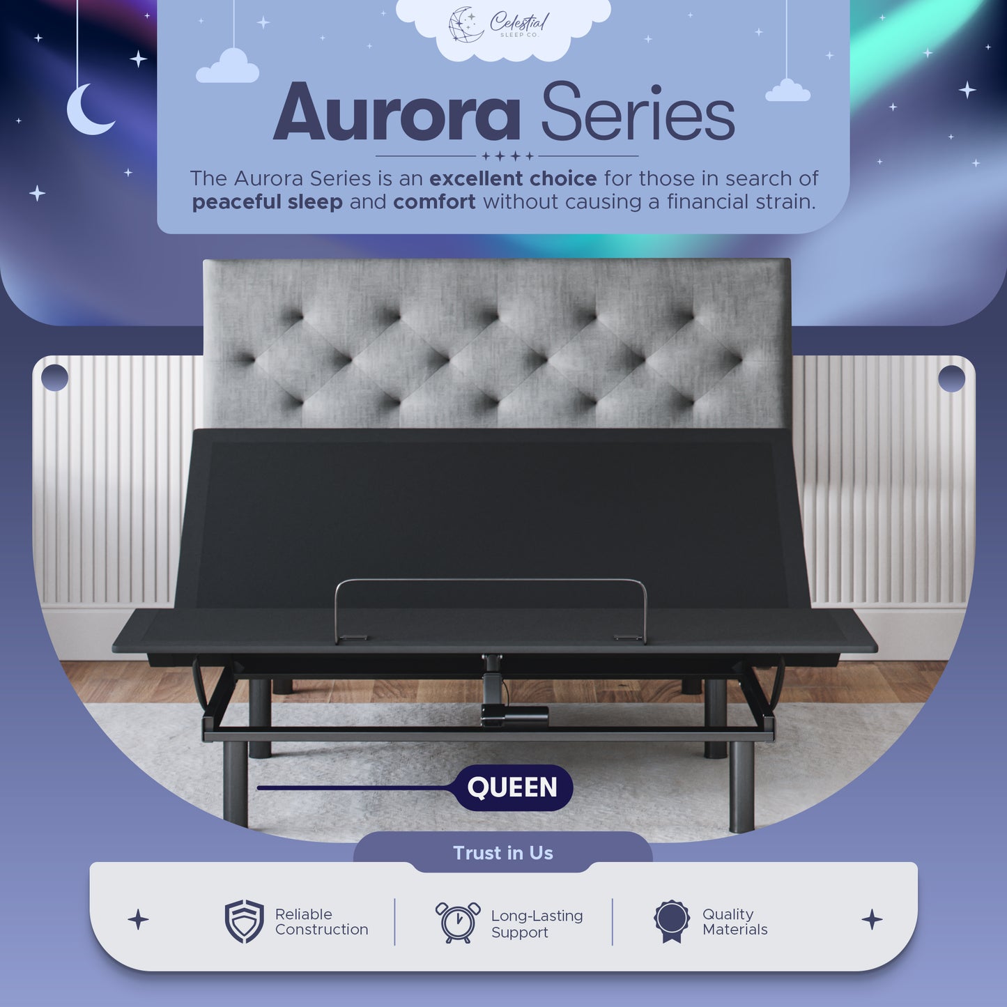 Aurora Adjustable Bed Frame