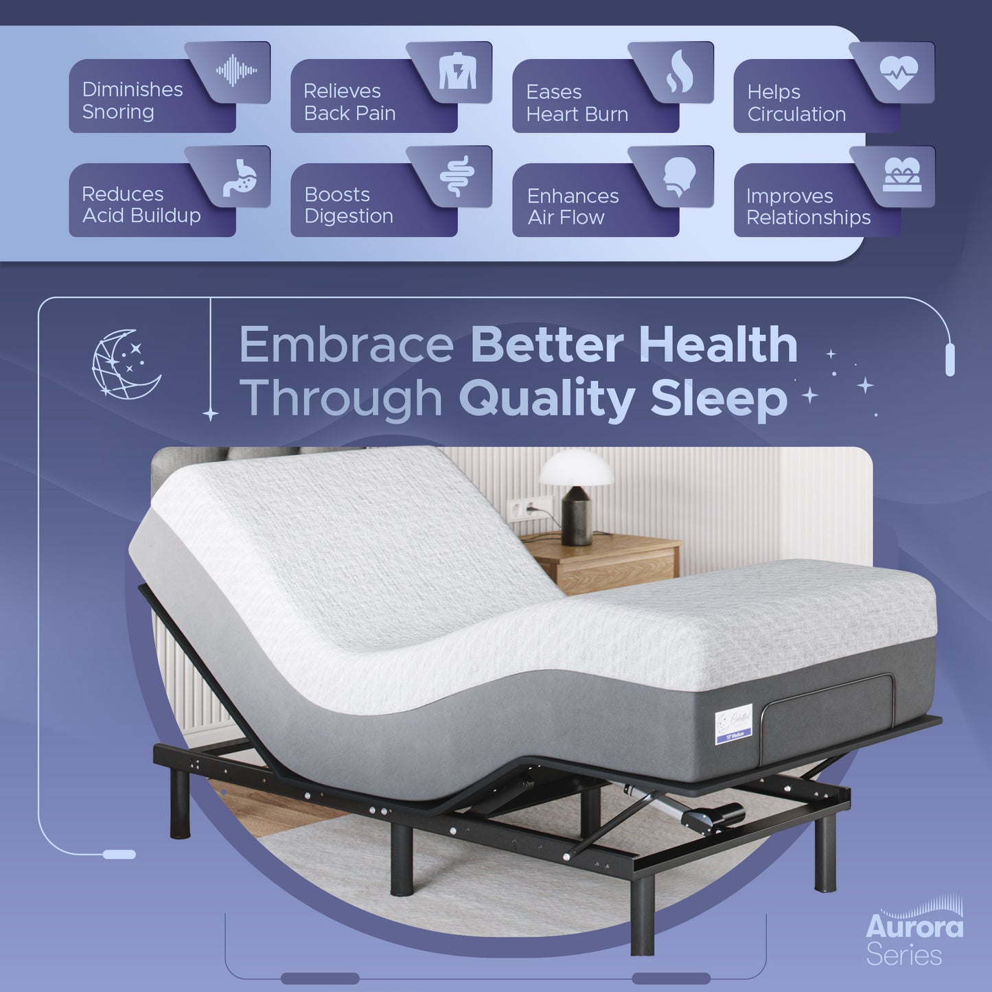 Aurora Adjustable Bed Frame