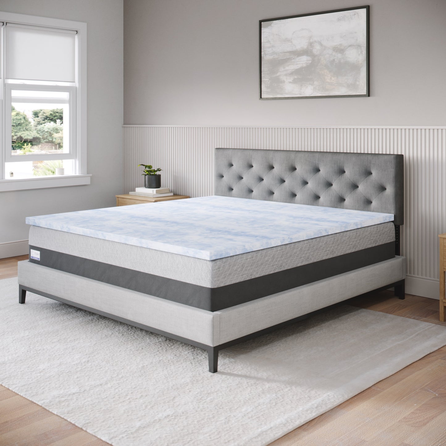 Gel Memory Foam Mattress Topper