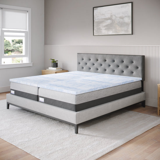 Gel Memory Foam Mattress Topper