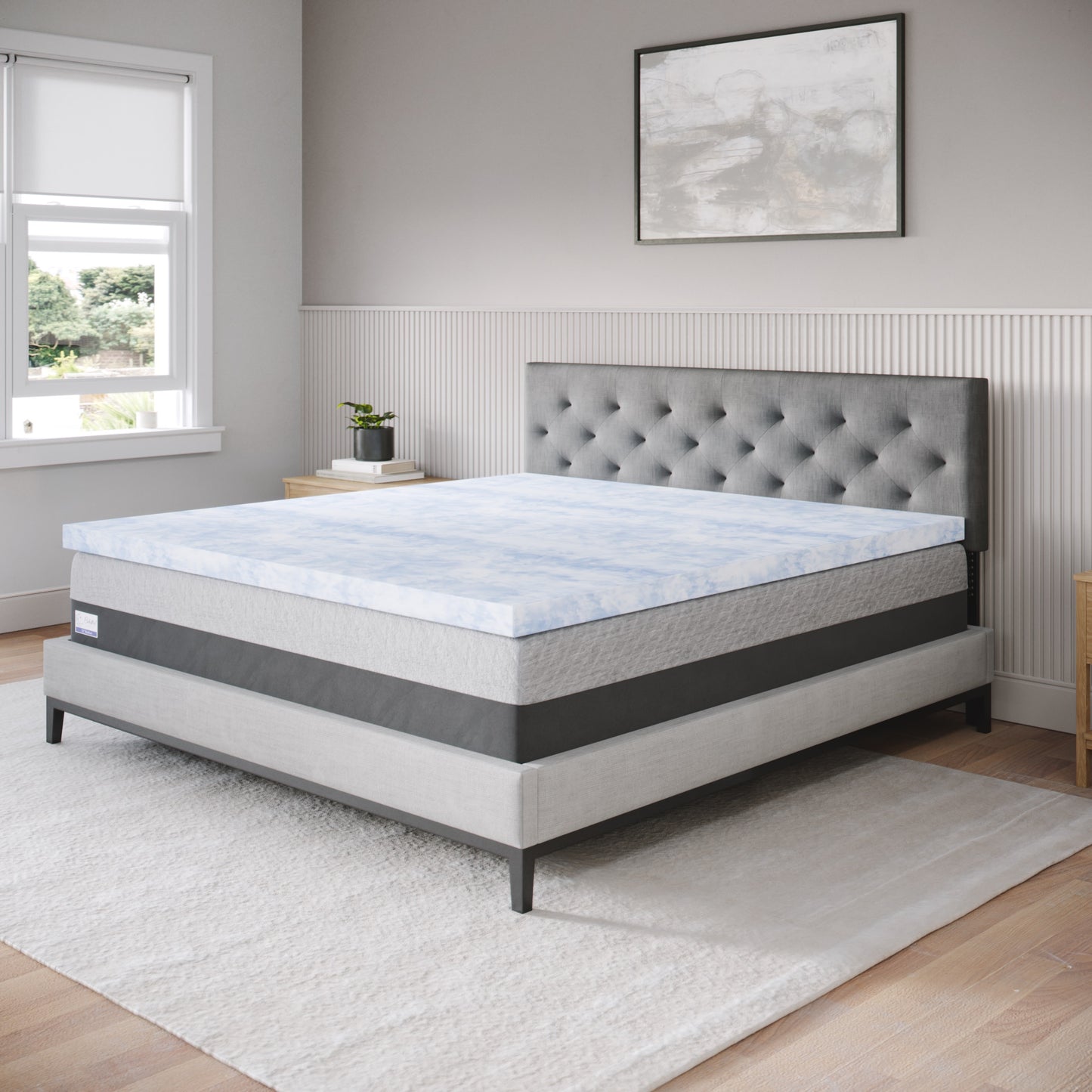 Gel Memory Foam Mattress Topper