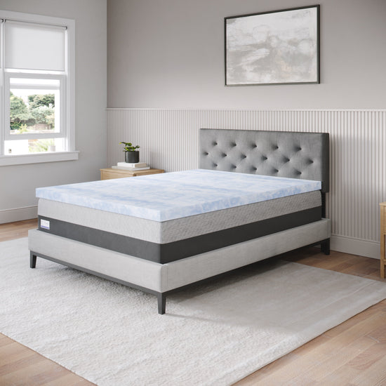 Gel Memory Foam Mattress Topper