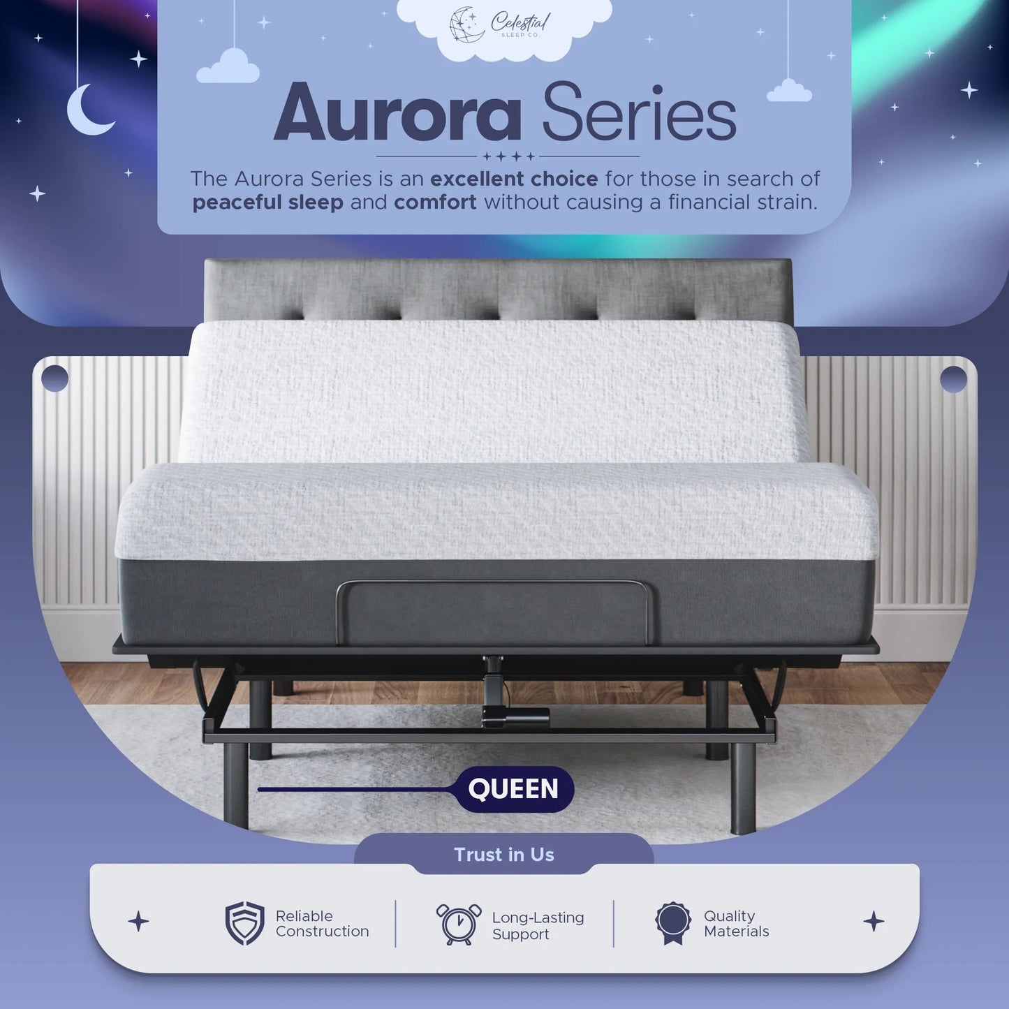 Aurora Adjustable Bed Frame